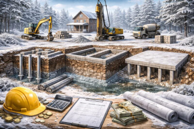 Сколько стоит фундамент: цены под ключ 6×6, 8×8, 10×10 в Москве и области?